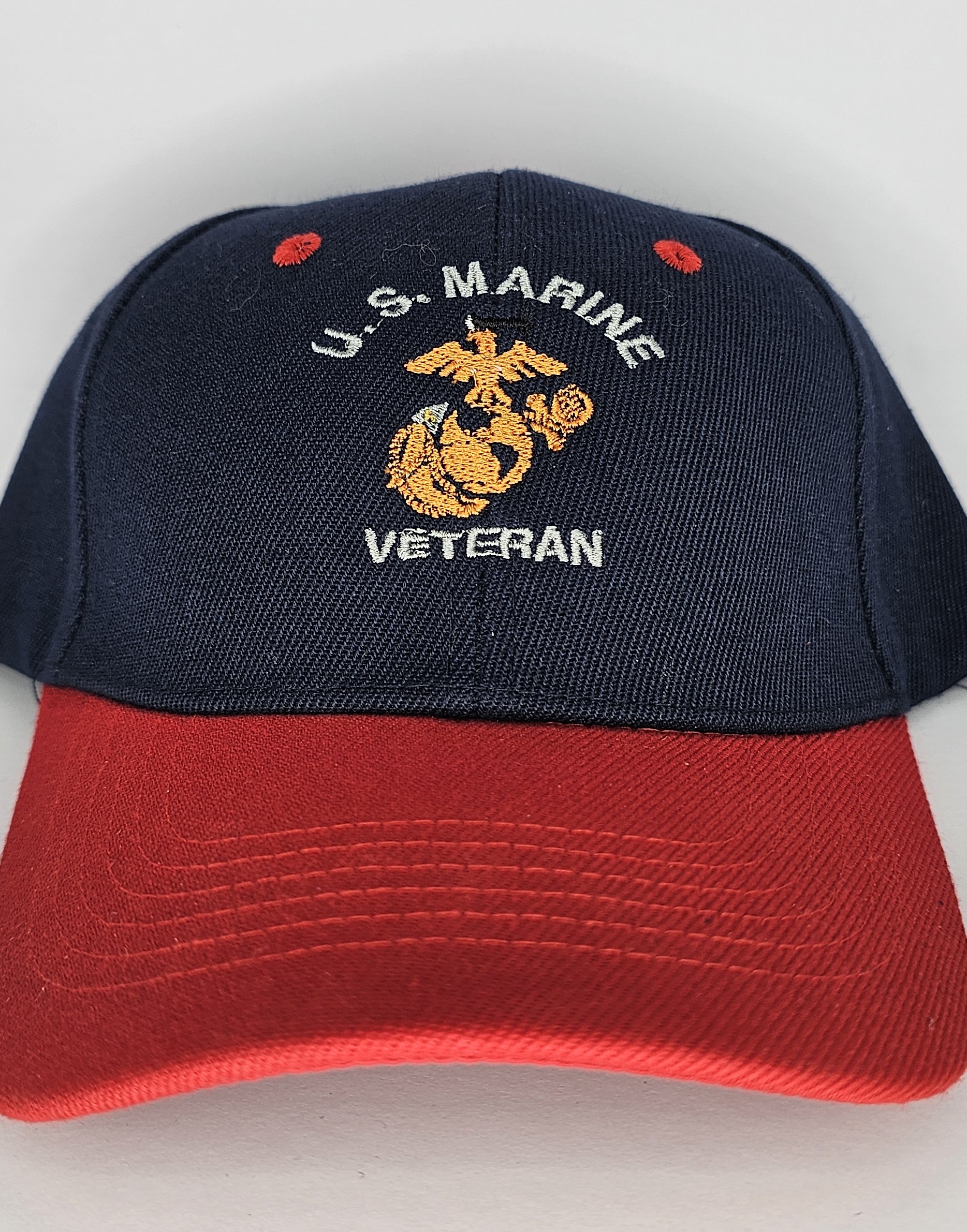 Marine veteran embroidered hat